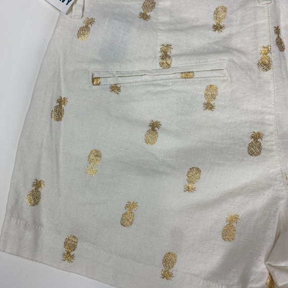 Old Navy Pineapple Print Shorts Women's Size 2 NWT - Picture 3 of 10